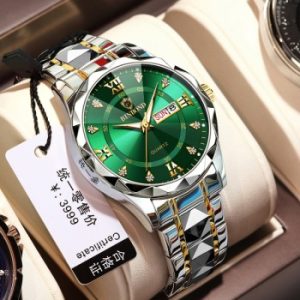 Binbond Authentic Watch - Silver Green